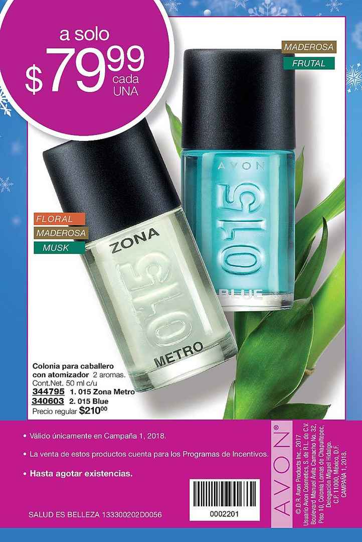 Avon Folleto Bazar de Ahorro Campaña 1/2018