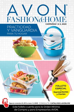 Avon Folleto Fashion & Home Campañas 1 a 5, 2020 descargar PDF