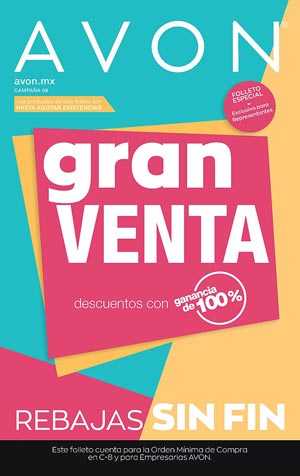 Avon Folleto Gran Venta Campaña 8/2020 descargar PDF